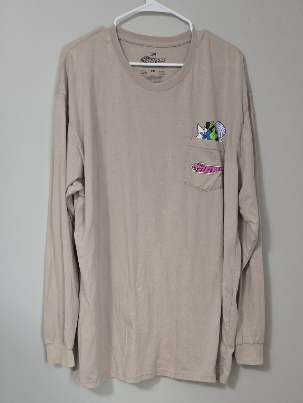 Cartoon Network Men's Long Sleeve Tee POWDER PUFF GIRLS